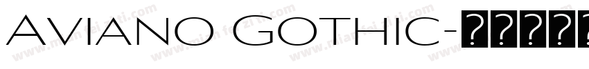 Aviano Gothic字体转换